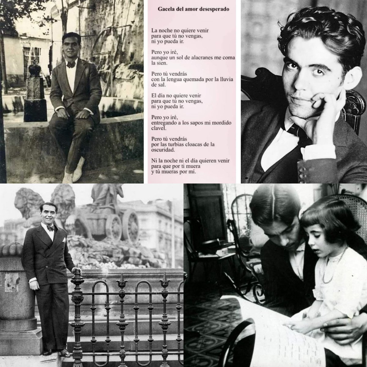 Lindurina (@conchillorente_) on Twitter photo "No hay nada mas vivo que un recuerdo" escribía el poeta.
El 18 de agosto de 1936, mataron al gran poeta, Federico García Lorca. Los fusiles nunca, pudieron borrar la fuerza de sus letras y hoy su legado, su memoria y su recuerdo, sigue más vivo que nunca.
#FedericogarciaLorca "No hay nada mas vivo que un recuerdo" escribía el poeta.
El 18 de agosto de 1936, mataron al gran poeta, Federico García Lorca. Los fusiles nunca, pudieron borrar la fuerza de sus letras y hoy su legado, su memoria y su recuerdo, sigue más vivo que nunca.
#FedericogarciaLorca