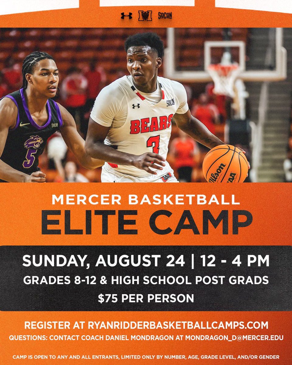 We are one week out from our Elite Camp on Sunday, August 24!

If you haven’t already, sign up today for a 
great opportunity to compete and showcase your game in front of our staff.

Register: bit.ly/3GIPLPb

#GoBears