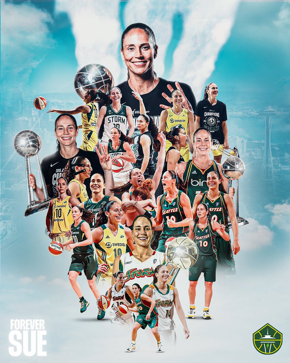 Two decades, four titles, countless records, and a career like none other 🐐

We’re proud to be the first WNBA franchise to honor a player with a statue. Here’s to a lasting legacy in Seattle 🫡