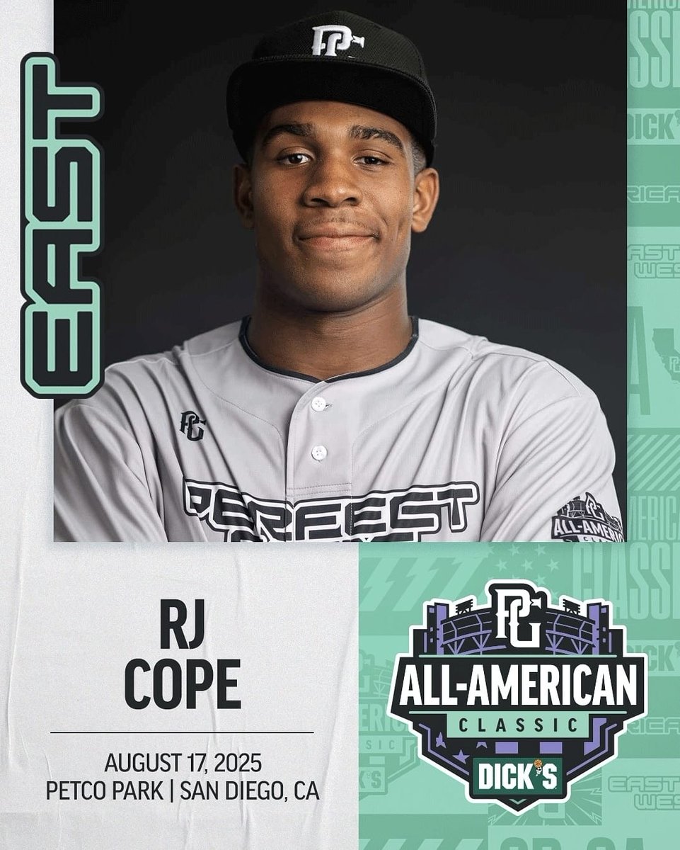 GBSA RAYS BASEBALL (@gbsarays) on Twitter photo Congratulations to <a href="/GBSARays/">GBSA RAYS BASEBALL</a>/<a href="/premier_sox/">GeorgiaPremierSox</a> 2026 2-way RJ COPE on being the 3rd player from both these programs to be named as a <a href="/PGAllAmerican/">Dick’s Sporting Goods All-American Classic</a>.
1st <a href="/Daniel24Espino/">Daniel Espino</a> (<a href="/CleGuardians/">Cleveland Guardians</a>)
2nd <a href="/TrePhelps1/">Tre Phelps</a> <a href="/PG_Georgia/">Perfect Game Georgia</a>
(<a href="/BaseballUGA/">Georgia Baseball</a> ) <a href="/lifeisgreatsut/">Daron Sutton</a> <a href="/VandyBoys/">Vanderbilt Baseball</a> <a href="/naaconference/">National Academies Association</a> <a href="/cope_rj/">RJ Cope</a> Congratulations to <a href="/GBSARays/">GBSA RAYS BASEBALL</a>/<a href="/premier_sox/">GeorgiaPremierSox</a> 2026 2-way RJ COPE on being the 3rd player from both these programs to be named as a <a href="/PGAllAmerican/">Dick’s Sporting Goods All-American Classic</a>.
1st <a href="/Daniel24Espino/">Daniel Espino</a> (<a href="/CleGuardians/">Cleveland Guardians</a>)
2nd <a href="/TrePhelps1/">Tre Phelps</a> <a href="/PG_Georgia/">Perfect Game Georgia</a>
(<a href="/BaseballUGA/">Georgia Baseball</a> ) <a href="/lifeisgreatsut/">Daron Sutton</a> <a href="/VandyBoys/">Vanderbilt Baseball</a> <a href="/naaconference/">National Academies Association</a> <a href="/cope_rj/">RJ Cope</a>
