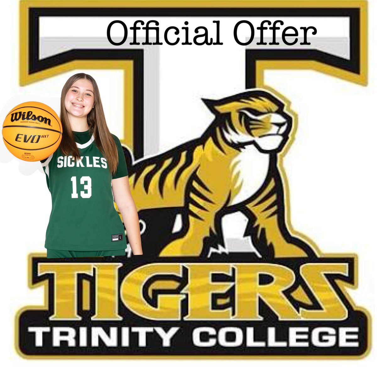 So proud of Sadie getting an official offer from <a href="/tcf_tigers/">Trinity College of Florida</a> . Keep working hard girl and good things to come! #offer #seniorseason #hardwork <a href="/Andy_Villamarzo/">Andy Villamarzo</a> <a href="/Biggamebobby/">Bob Putnam</a>