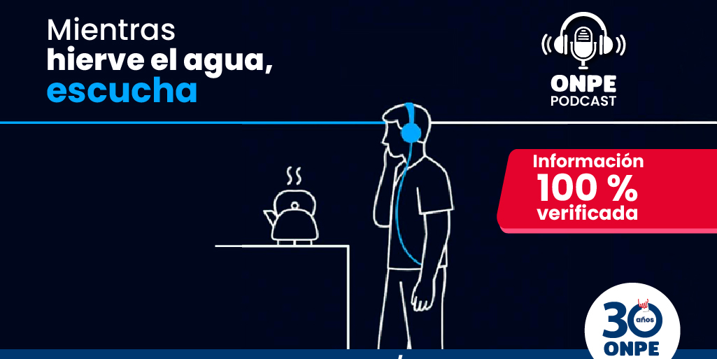 🎧 #ONPEPodcast | ¿Cinco minutos libres? Infórmate.

📍Escucha ONPE Podcast y accede a contenido validado sobre procesos electorales, participación ciudadana y mucho más.

📲 Disponible aquí: f.mtr.cool/iylfzfrkdh