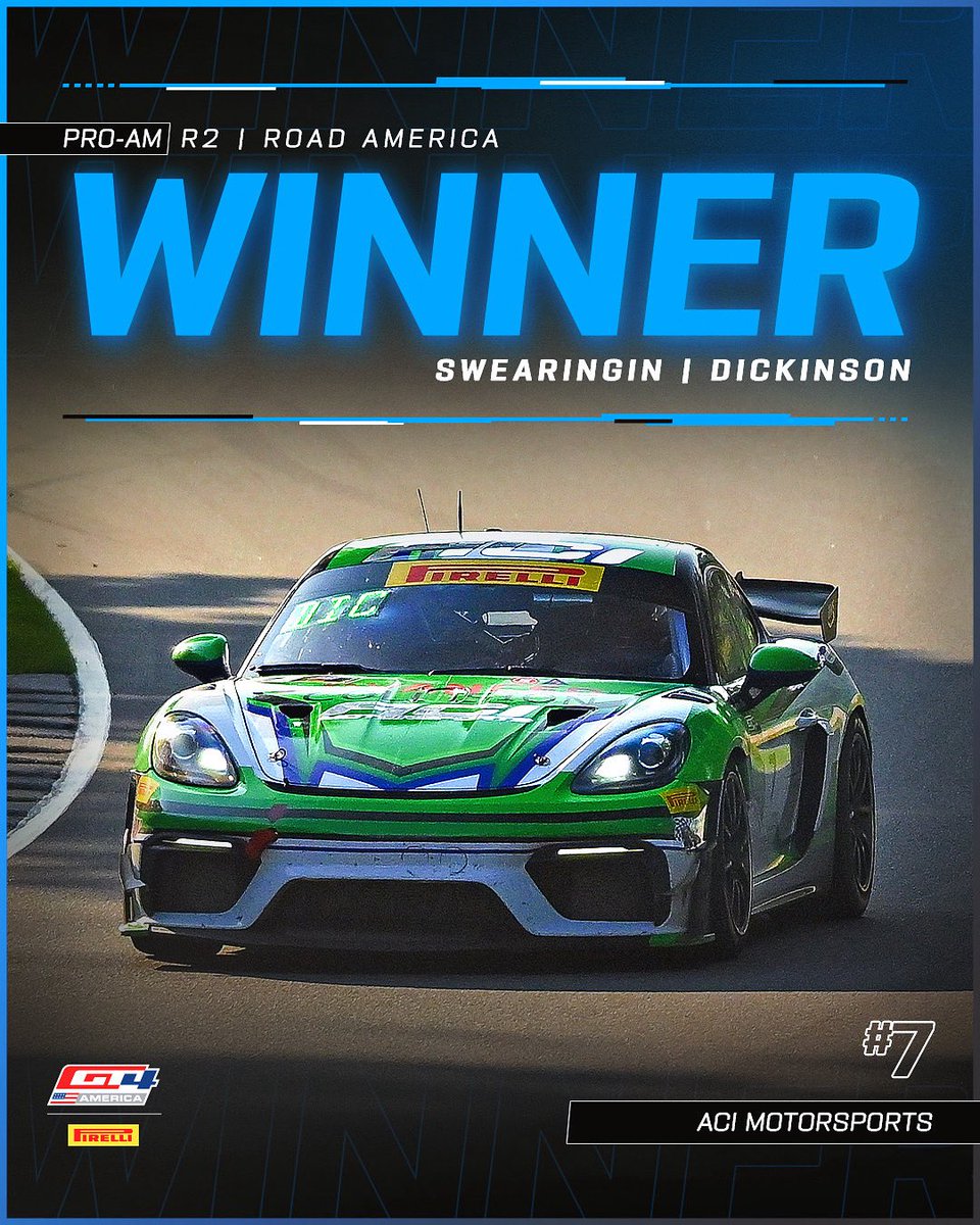 GT4America's tweet image. Congratulations to the #7 duo on a mega race 🍾

#GT4America #GTRoadAmerica