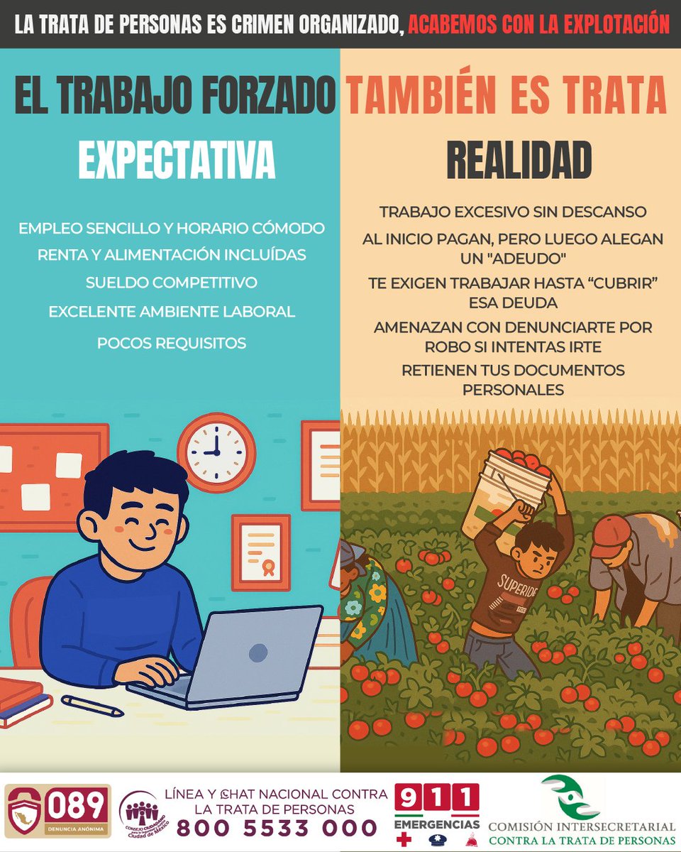 #MéxicoContraLaTrata #CONATRIB