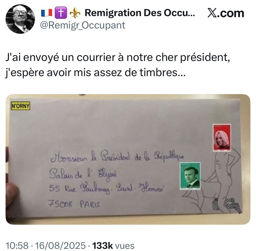 📣🇫🇷MacronardsFM🇮🇱 📻📣📻🏳🌈🇻🇪 (@macronardsfm) on Twitter photo Bonjour <a href="/ZemmourEric/">Eric Zemmour</a> voici le genre de dechet qui vote pour vous <a href="/EmmanuelMacron/">Emmanuel Macron</a> et ses services rassurez-vous vont s’en occuper ! Le couple Macron ne laisse plus rien passer ét le pseudonymat n’est pas l’anonymat <a href="/Elysee/">Élysée</a> c’est cadeau ! 💋 Bonjour <a href="/ZemmourEric/">Eric Zemmour</a> voici le genre de dechet qui vote pour vous <a href="/EmmanuelMacron/">Emmanuel Macron</a> et ses services rassurez-vous vont s’en occuper ! Le couple Macron ne laisse plus rien passer ét le pseudonymat n’est pas l’anonymat <a href="/Elysee/">Élysée</a> c’est cadeau ! 💋