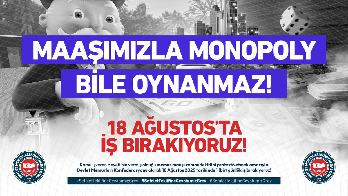 #SefaletTeklifineCevabımızGrev