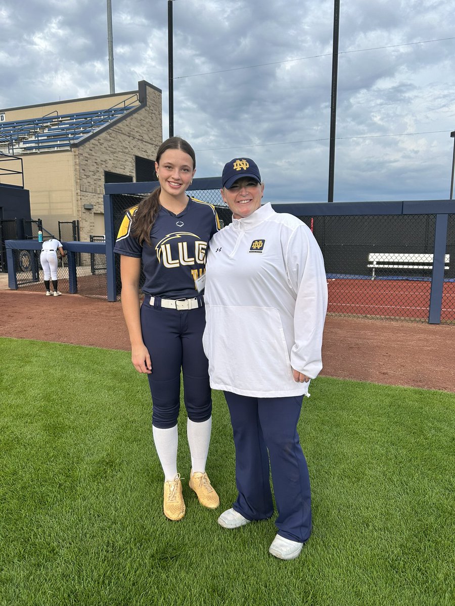 Annie Van Dyck (@annievandyck27) on Twitter photo So happy to be back at the <a href="/NDsoftball/">Notre Dame Softball</a> pitching camp! I learned so much and can’t wait to come back! Thanks <a href="/2Ganeff/">Kris Ganeff</a> <a href="/CoachDeOliveira/">☘️Irish Coach Boo!☘️</a> <a href="/Coach_pooch/">Mike “Pooch” Perniciaro</a> for putting on a great camp.
<a href="/LadyLightningG3/">LLG Premier 16U</a> <a href="/Org_LLG/">Lady Lightning Gold Org Account</a> <a href="/LLGCOACH/">LLG</a> So happy to be back at the <a href="/NDsoftball/">Notre Dame Softball</a> pitching camp! I learned so much and can’t wait to come back! Thanks <a href="/2Ganeff/">Kris Ganeff</a> <a href="/CoachDeOliveira/">☘️Irish Coach Boo!☘️</a> <a href="/Coach_pooch/">Mike “Pooch” Perniciaro</a> for putting on a great camp.
<a href="/LadyLightningG3/">LLG Premier 16U</a> <a href="/Org_LLG/">Lady Lightning Gold Org Account</a> <a href="/LLGCOACH/">LLG</a>