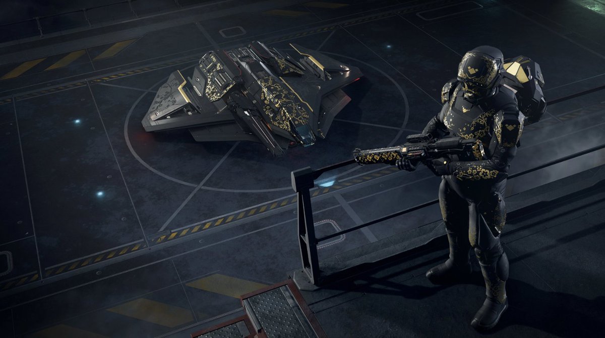 ❌ No podcast tonight, but we'll be back soon! ❌

For now, feast your eyes on this month's patch bundle.
Yours for the low low price of... 
*checks notes
$23! For this you get the armour, weapon and ship tint/paint.

It's beautiful, but are you picking one up?
