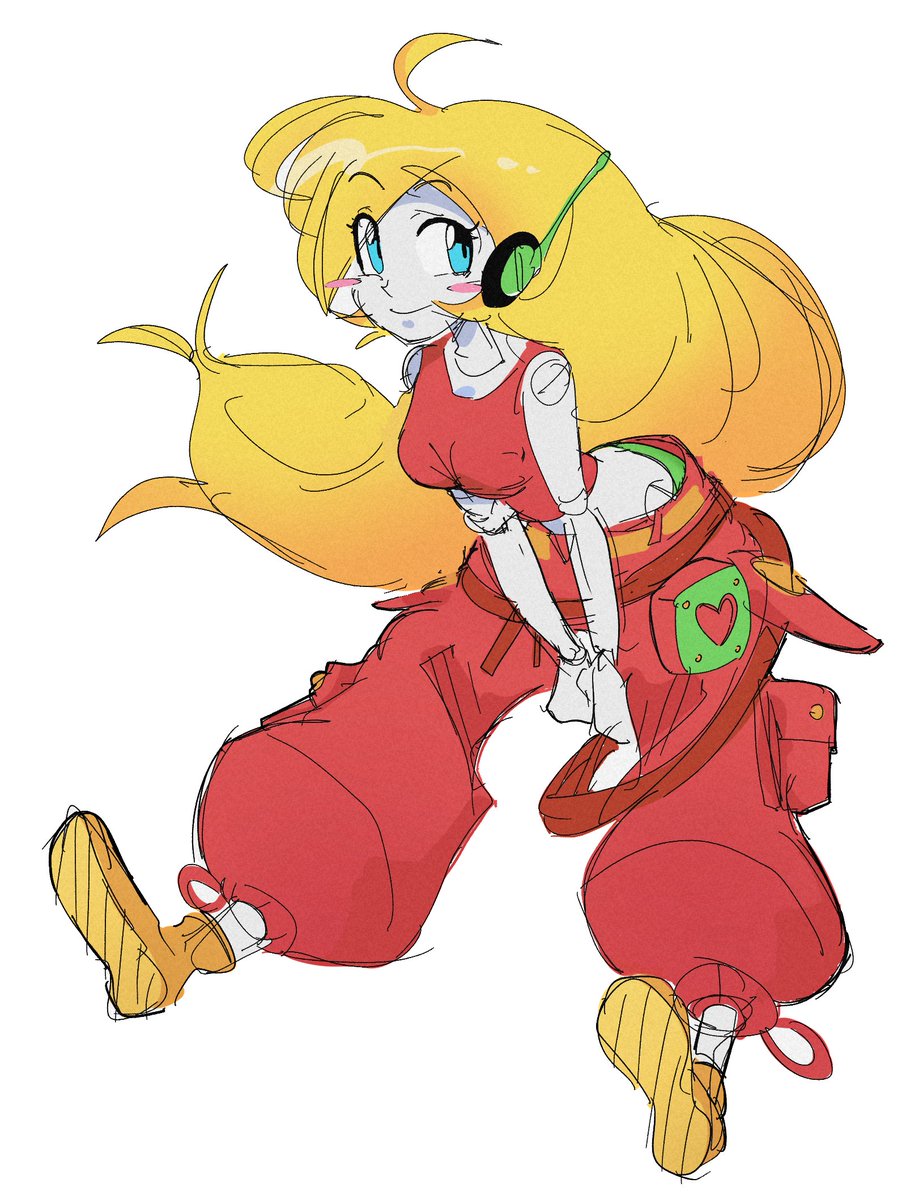 lazy curly sketch i decided to color