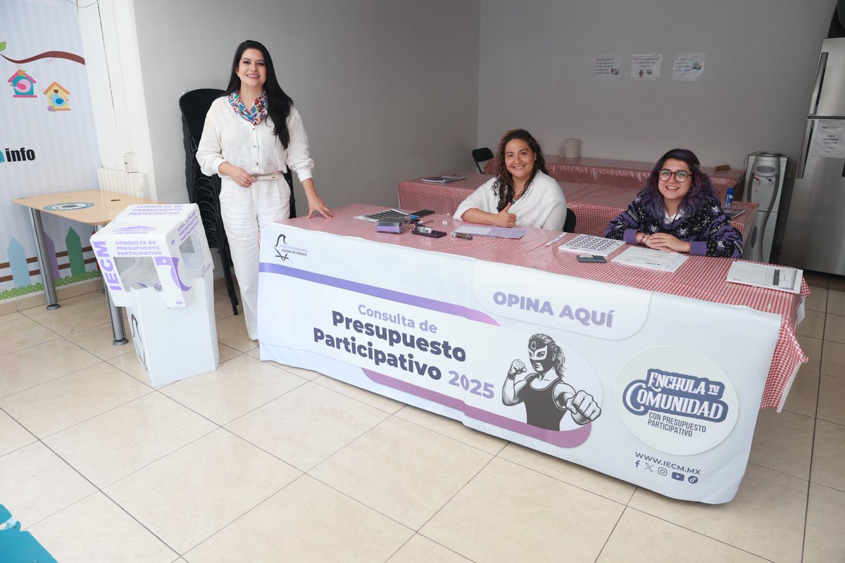 🗳️ La Comisionada Presidenta <a href="/lauraenriquezr/">Laura L. Enríquez Rodríguez</a> visitó la casilla del #INFOCDMX en la jornada de #PresupuestoParticipativo2025, resaltando la importancia de la participación ciudadana para fortalecer nuestra democracia y la toma de decisiones en beneficio de todas las personas que