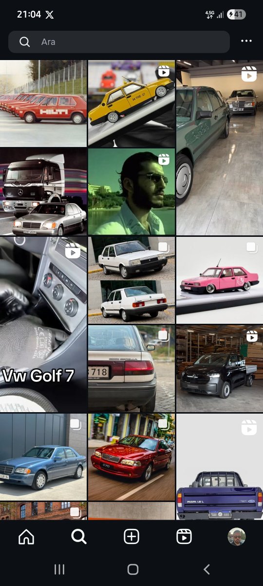 O sırada benim keşfet...