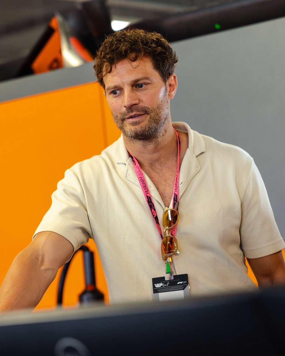 NEW/OLD • Jamie Dornan during the F1 Hungarian Grand Prix | August 03, 2025 | #JamieDornan #HungariangGP

📷 <a href="/McLarenF1/">McLaren</a>