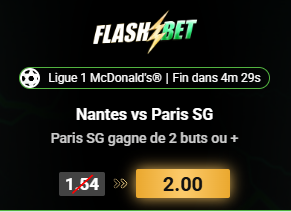 ACP_Bet's tweet photo. ⚡ FlashBet du soir sur @UnibetFrance !
Paris SG gagne de 2 buts ou + 👉 cote boostée à 2.00 🔥
Dépêchez-vous, ça ne dure pas longtemps ⏳

#FCNPSG #TeamParieur #Unibet https://t.co/kaVKtpj4Fu