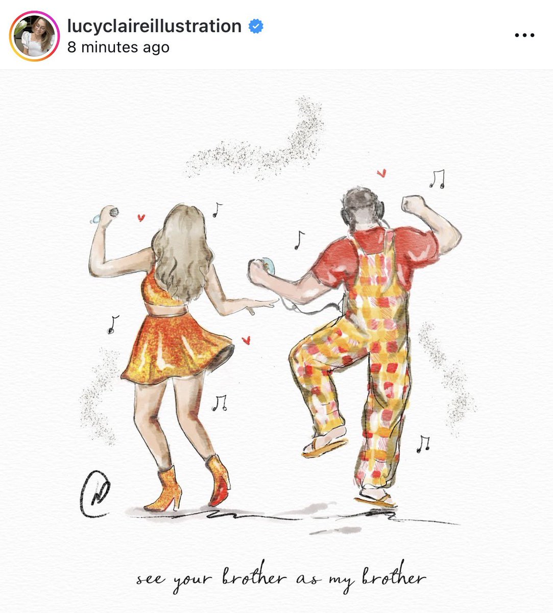 _Fateof0phelia's tweet image. the cutest illustration of Taylor &amp;amp; Jason 🥹🧡