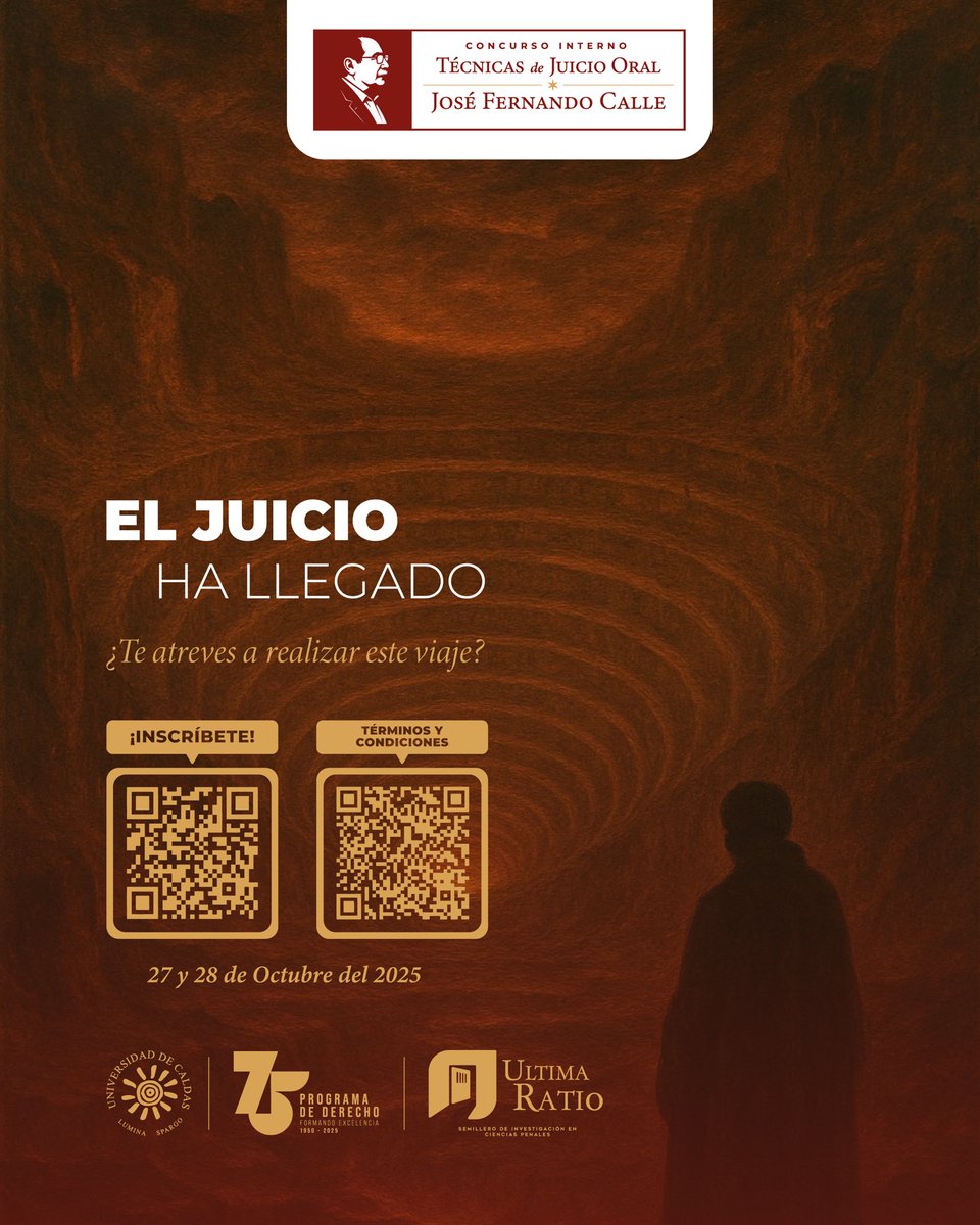 UltimaRatioUC's tweet photo. ⚖️🚀 Te invitamos a postular tu equipo en la primera edición del Concurso de Técnicas de Juicio Oral - José Fernando Calle…

¡SERÁ UNA EXPERIENCIA INIGUALABLE! 🔥 https://t.co/QXClf7ppYK
