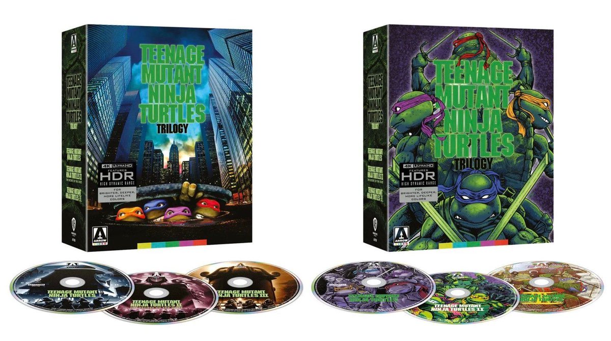 Cowabunga! The Original TEENAGE MUTANT NINJA TURTLES Trilogy Is Coming to 4K Blu-ray for the First Time

Link: buff.ly/JfcjIyN