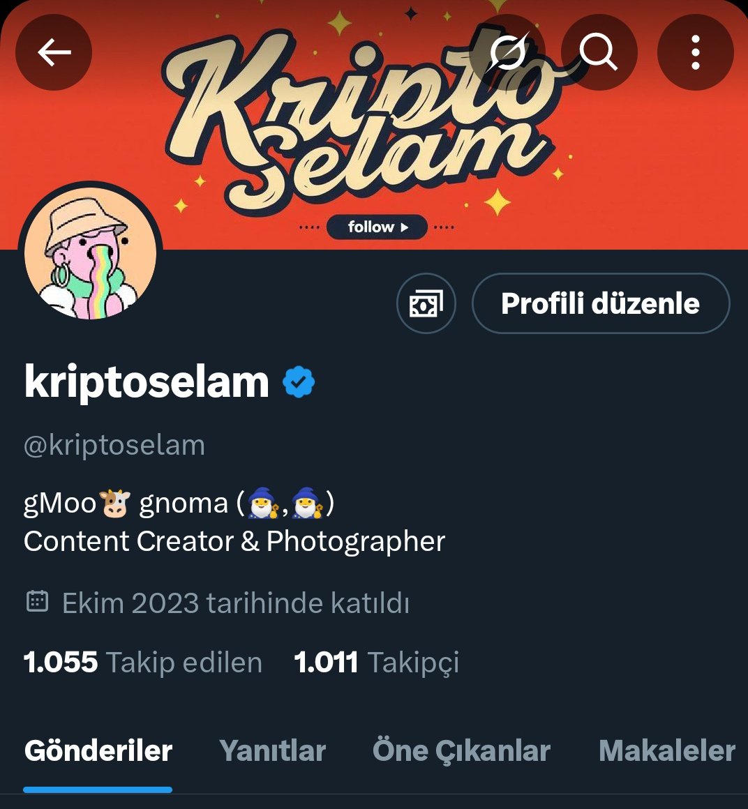 Sonunda başardım! 🎉

Tamamen organik şekilde 1K takipçiye ulaştım. Belki kiminize göre çok yüksek bir sayı değil ama benim için bu bin kişilik bir aile demek

Bugün birçok platformda botlarla şişirilmiş veya takipçileriyle bağı olmayan on binlerce hesap var. Ama ben o yolda