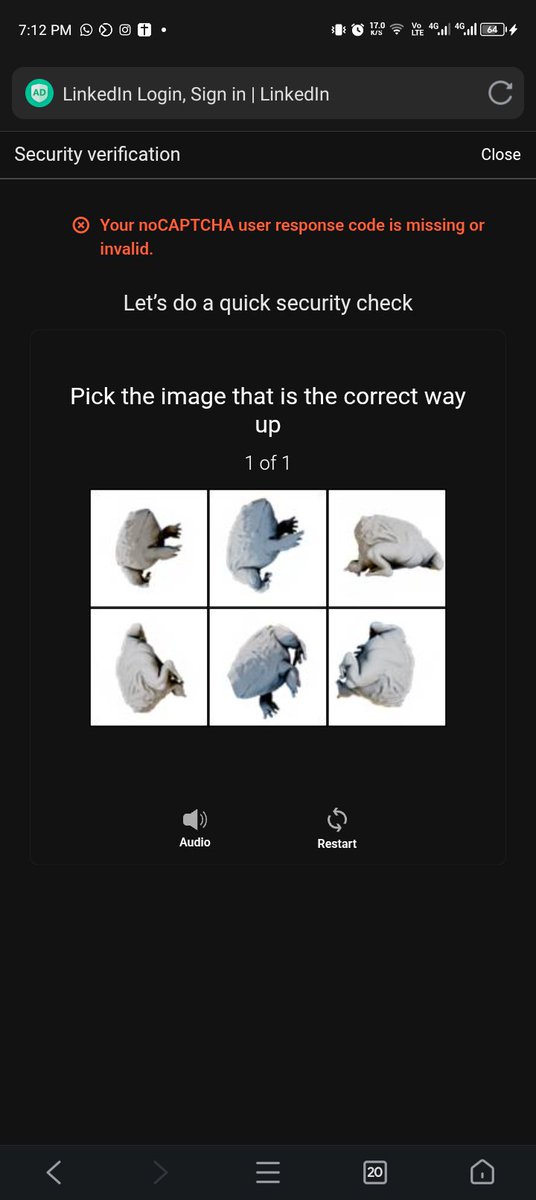 micheal_jude6's tweet photo. What the heck is going on with @LinkedIn , fit more than a month I've always been unable to verify I tried all i could but still the same
Or am I just the only one experiencing it 🤷 cos I'm fed up
#LinkedInHelpSupport https://t.co/W6B51glSHr