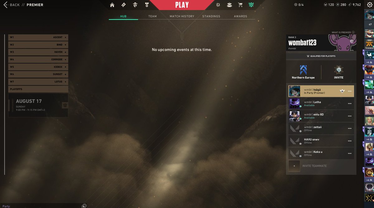 tsägä (@tsagaval) on Twitter photo WE GET DEQUALIFIED FROM PREMIER PLAYOFFS BECAUSE ONE OF OUR PLAYER CRASHED LESS THAN A MINUTE BEFORE QUE ENDED ^_^ nice system riot <3
kiitti kaudesta
<a href="/wombat123vlr/">wombat123</a>
<a href="/Keks_u/">Keks u</a>
<a href="/1LethaVAL/">Letha</a>
<a href="/Syntll/">Sin</a>
<a href="/eetusqw/">eetu:D</a>
<a href="/SnowiVAL/">Snowi</a> WE GET DEQUALIFIED FROM PREMIER PLAYOFFS BECAUSE ONE OF OUR PLAYER CRASHED LESS THAN A MINUTE BEFORE QUE ENDED ^_^ nice system riot <3
kiitti kaudesta
<a href="/wombat123vlr/">wombat123</a>
<a href="/Keks_u/">Keks u</a>
<a href="/1LethaVAL/">Letha</a>
<a href="/Syntll/">Sin</a>
<a href="/eetusqw/">eetu:D</a>
<a href="/SnowiVAL/">Snowi</a>