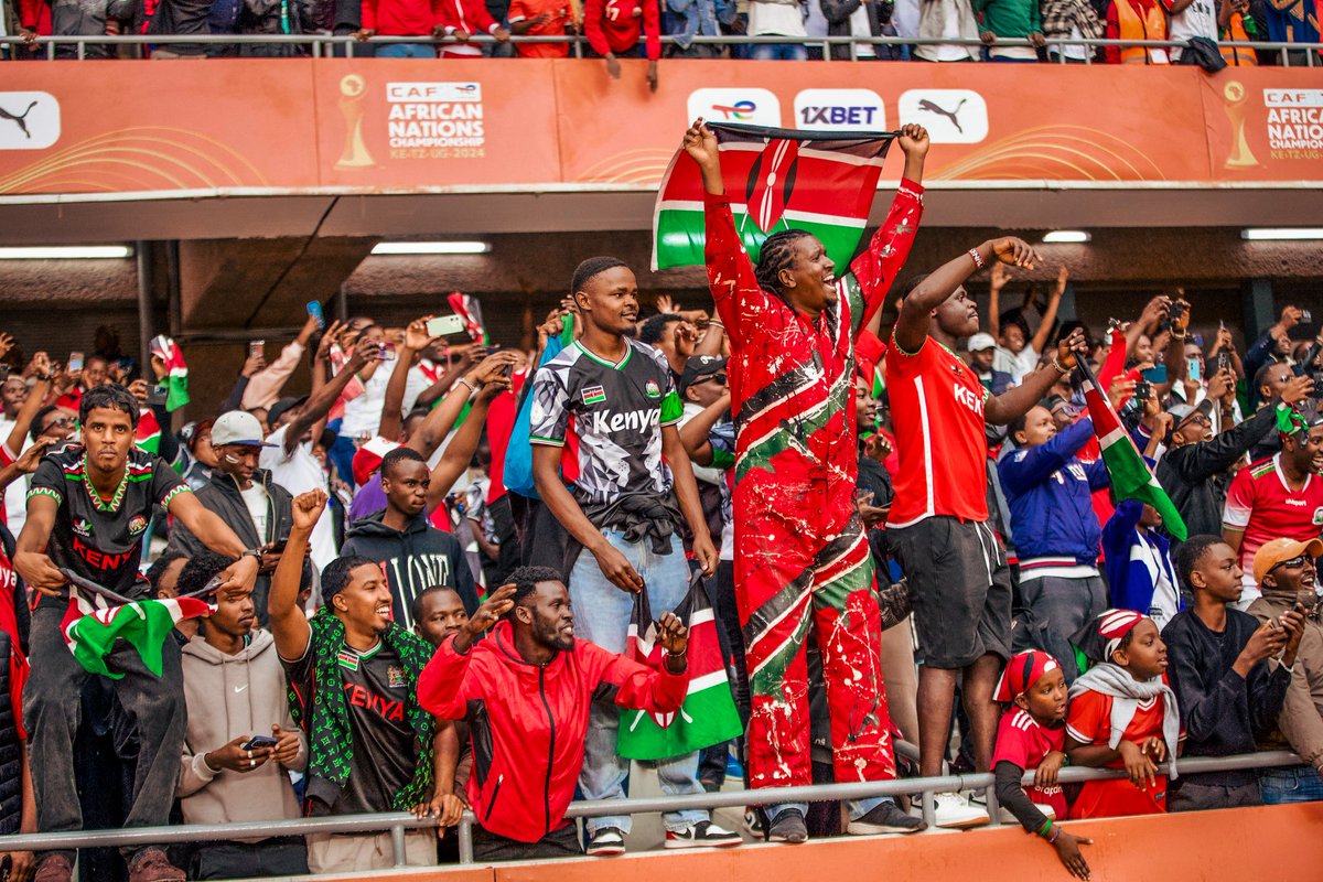 From the stadium to the fan zones, you painted the country red, green, black and white 🇰🇪❤️.

Your voices carried the Harambee Stars, your energy lit up the fan zones, and your love reminded us what it means to play for flag and country.