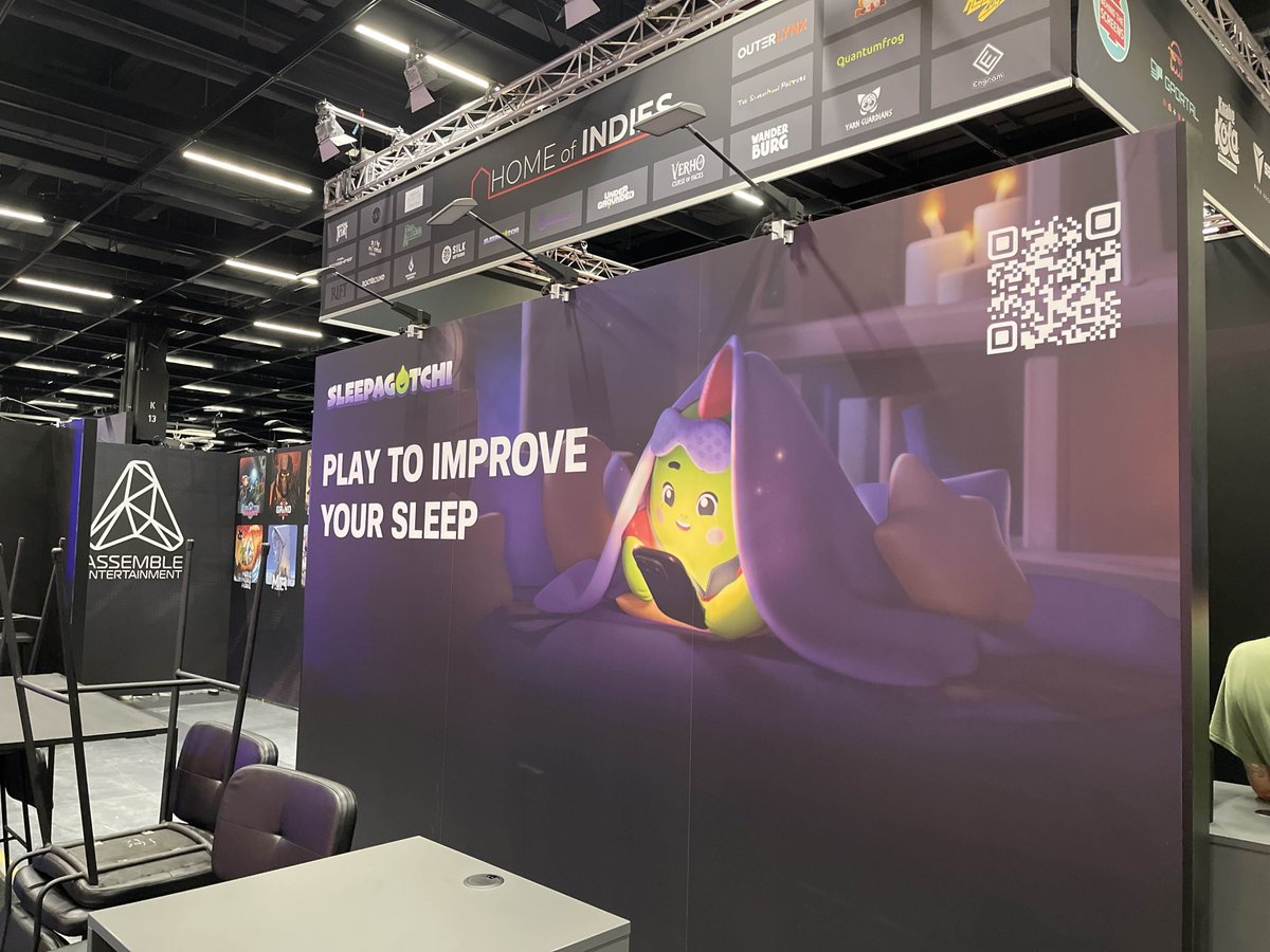 😴 GM Sleepers!

Sleepagotchi is heading to <a href="/gamescom/">gamescom</a> next week !! 

Come find us in the Indie area, maybe you can catch a snooze or two with the team💤🦖