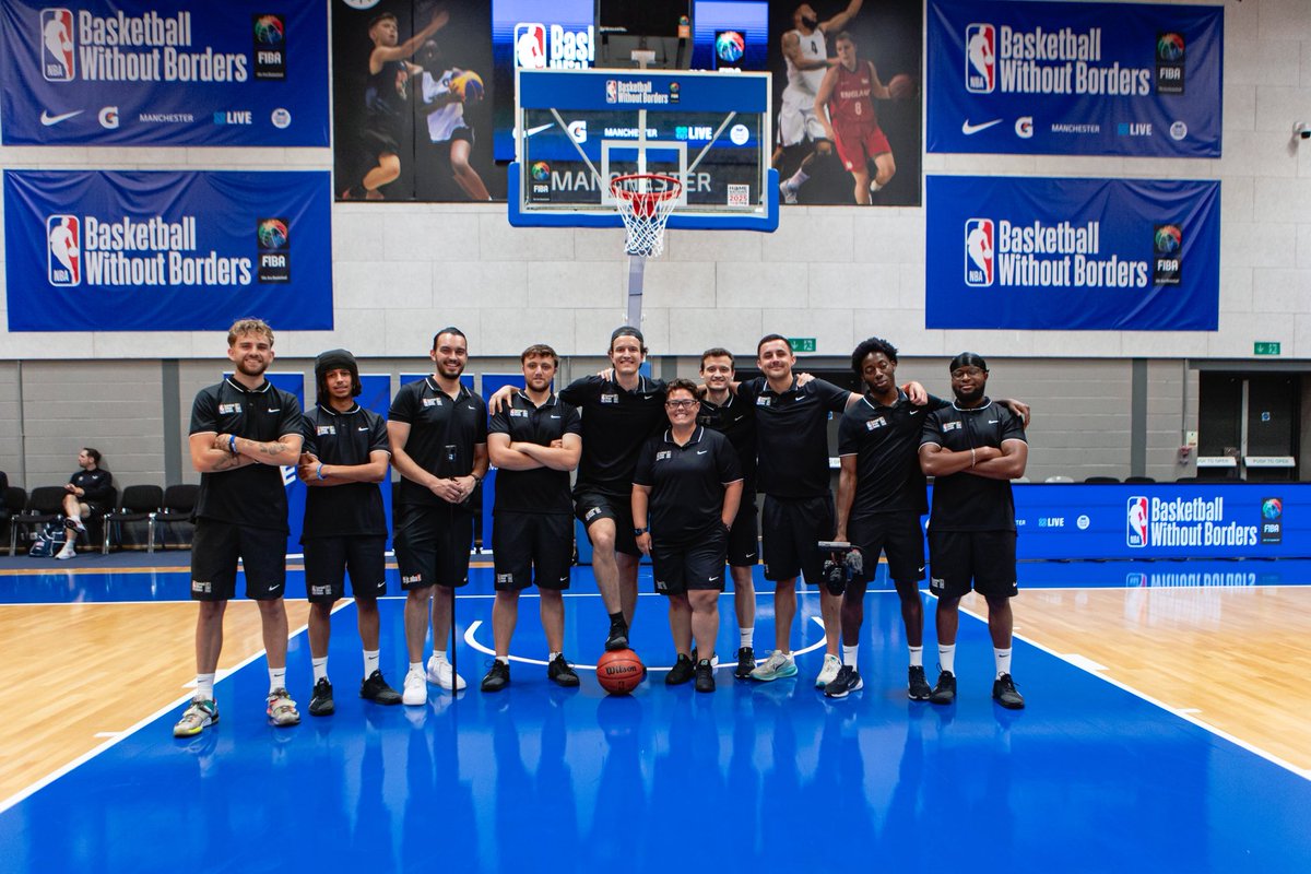 Amazing week working with the content team at NBA Europe and Basketball Without Boarders! 📸🏀
