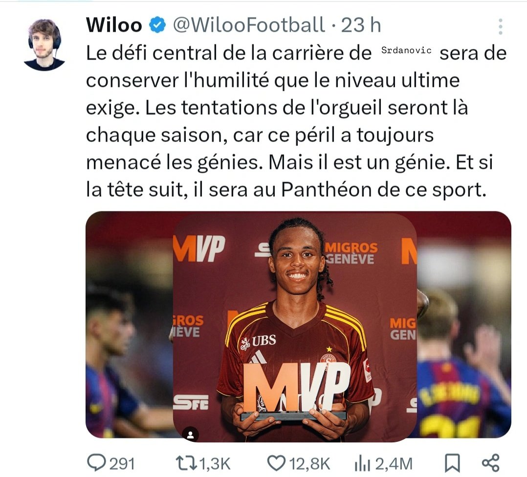 Le tweet de fou de <a href="/WilooFootball/">Wiloo</a> !!