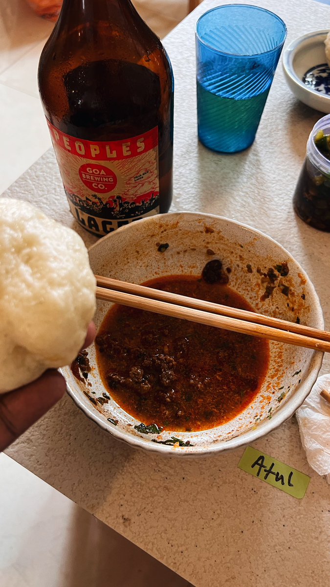 And .<a href="/squibsters/">Sanskriti Bist</a> also made the nicest bao to mop up the broth at the end :’)

So so so good. Not sure when I’ll be over this meal honestly. 

So proud of her :’)
