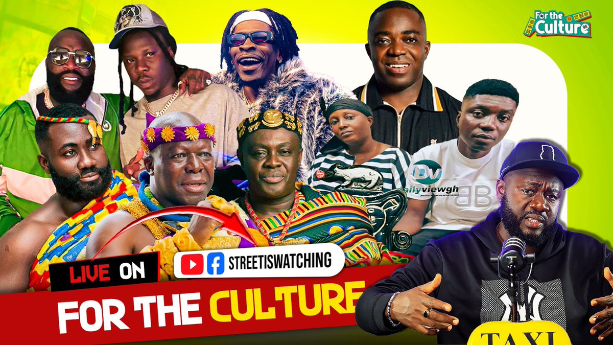 djsliming's tweet image. Tonight’s live stream will be epic  #ForTheCulture on Street Is Watching on YT @SIWGhana