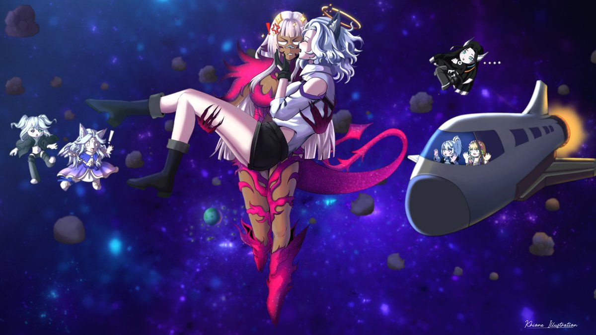 EVE GETS (happily) KIDNAPPED BY SCARY (cute) STAR EATER <a href="/VTuberKakurenbo/">Kakurenbo ✦ Horror Vtuber ✦</a> 
NO RETURNS ALLOWED!!!!!!!!!!!!!
featuring some other cute friends!!!
Thank you <a href="/khione89669/">KHIONE 🌴☀️🐼</a> for the arts!!!!!!!!!!