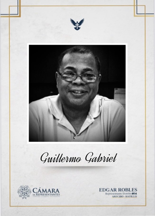 Lamento profundamente el fallecimiento de Guillermo Gabriel Álamo, quien fue mi compañero en el municipio de Arecibo. 

Extiendo mis condolencias a su familia y seres queridos, deseándoles fortaleza en este momento de dolor.