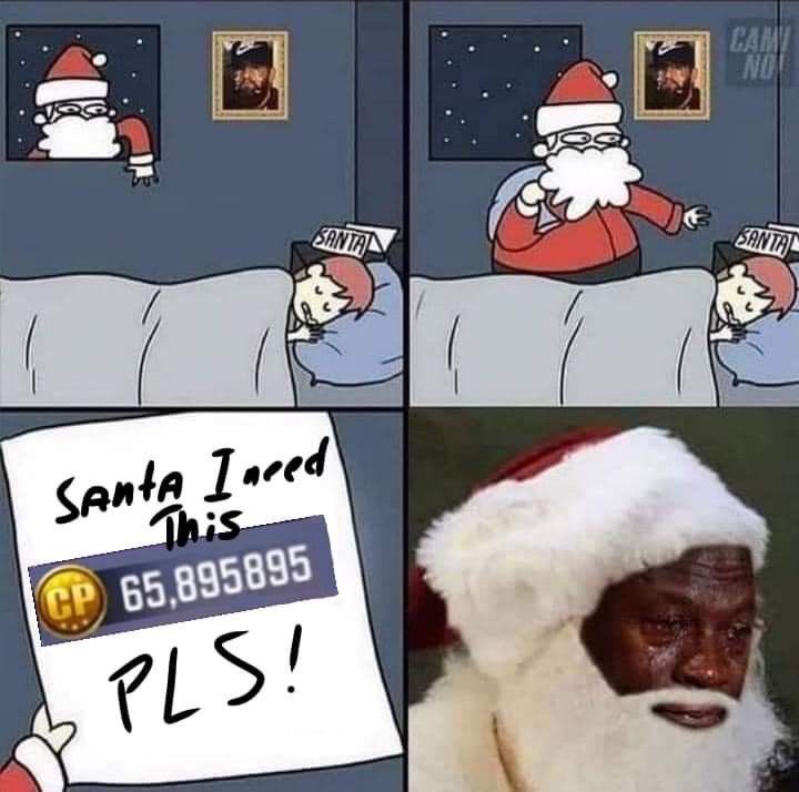 Santa had better be ready for this Christmas, lol 😂💔