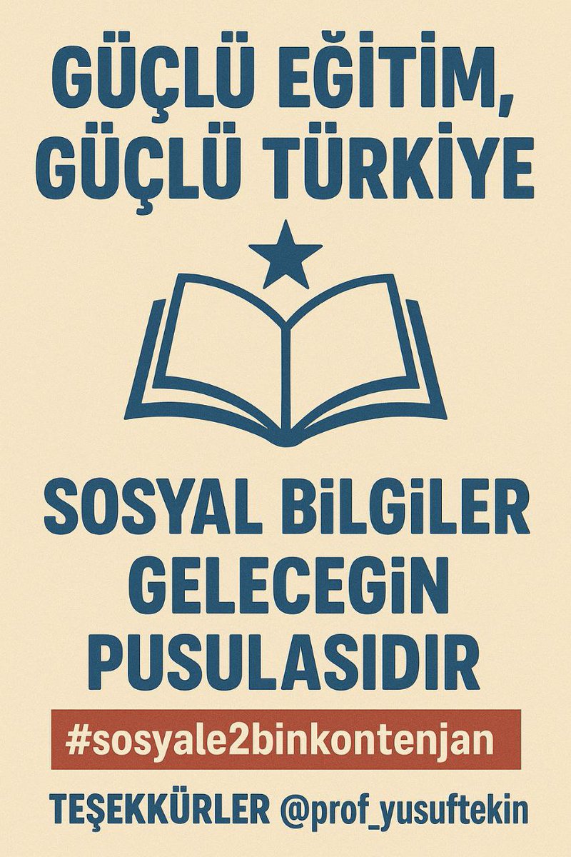ecenur_ciftcii's tweet photo. Sosyal Bilgiler;
Etkin vatandaş olmamıza yardım eder.
Bağımsızlık ve egemenliği kavratır.
Millî kültür ve bilinci kavratır.
İnsan ve doğa çevre etkileşimini öğretir.
Özetle, Sosyal Bilgiler hayatın ta kendisidir.
 #köklerdengeleceğe2000sosyale https://t.co/MgGoAMZsu3