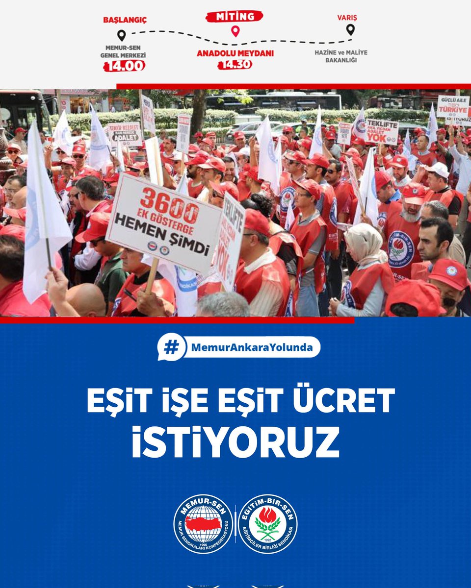 Hiçbir gerçekliği bulunmayan TÜİK VERİLERİNE SON VERİLSİN. 
#MemurAnkaraYolunda