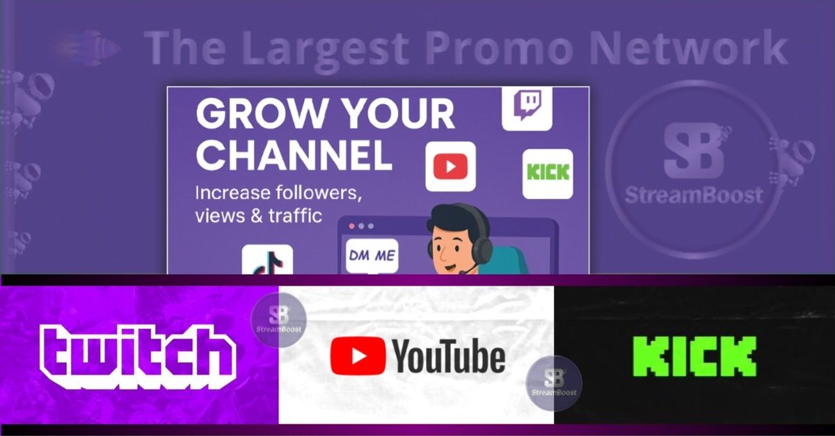 CC Promo (@ccpromo851) on Twitter photo 🎯 Looking to hit 100 / 500 / 1000 extra followers on Twitch, Kick, or YouTube?
Let’s grow together with active support and engagement!
✅ Follow
✅ Like & Repost
✅ Drop your link below
💬 DM <a href="/StreamBoostSB/">Stream Boost ™</a> to level up your growth with premium promotion options! 🎯 Looking to hit 100 / 500 / 1000 extra followers on Twitch, Kick, or YouTube?
Let’s grow together with active support and engagement!
✅ Follow
✅ Like & Repost
✅ Drop your link below
💬 DM <a href="/StreamBoostSB/">Stream Boost ™</a> to level up your growth with premium promotion options!