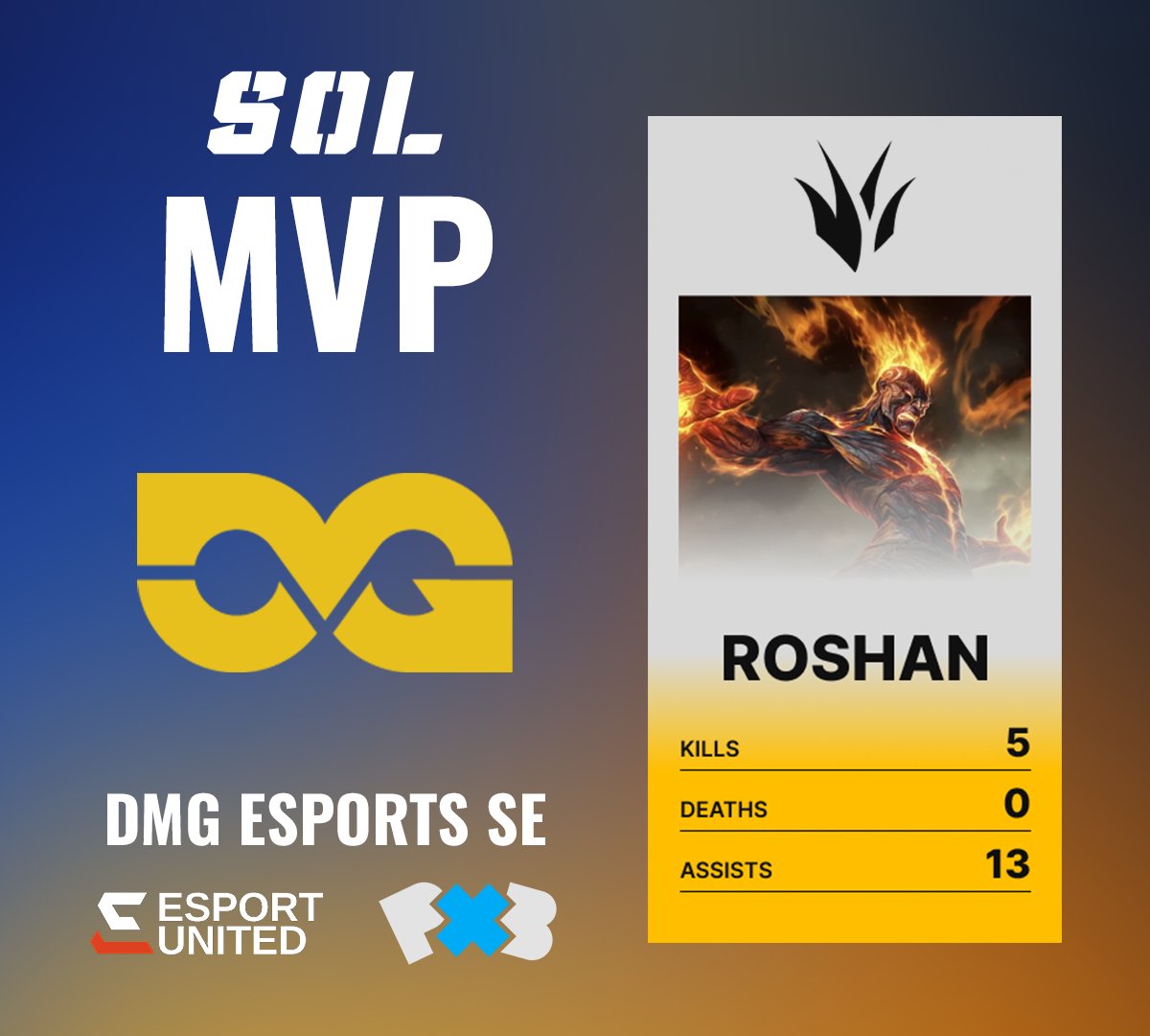 Svenska Onlineligan (@onlineligan) on Twitter photo GAME WIN⭐️
<a href="/DMGesportsSE/">DMG Sweden</a>
MVP🏅
ROSHAN
<a href="/lolTeamCD/">Team CD</a> 1 | 1 <a href="/DMGesportsSE/">DMG Sweden</a>
20:30 | NEXT UP:
⚔️ OLD BULLDOGS 🆚 LUNDQVIST DARKSIDE | Bo2
📺 twitch.tv/svenskaonlinel… GAME WIN⭐️
<a href="/DMGesportsSE/">DMG Sweden</a>
MVP🏅
ROSHAN
<a href="/lolTeamCD/">Team CD</a> 1 | 1 <a href="/DMGesportsSE/">DMG Sweden</a>
20:30 | NEXT UP:
⚔️ OLD BULLDOGS 🆚 LUNDQVIST DARKSIDE | Bo2
📺 twitch.tv/svenskaonlinel…
