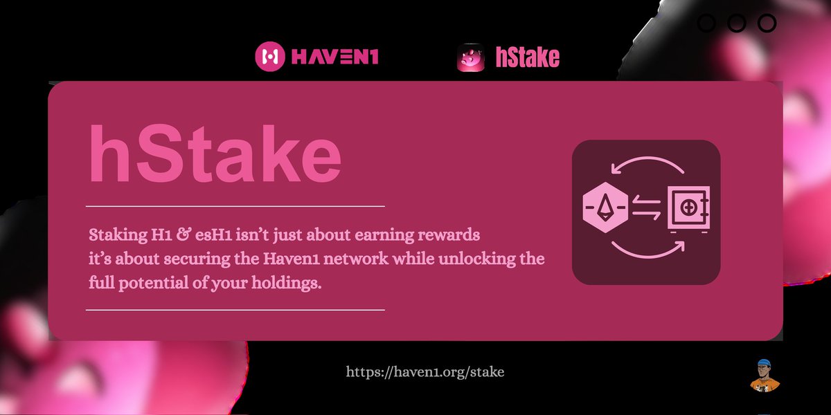 Gustavo D.C βπΊ (@gustavodacrypt) on Twitter photo Greetings Havenauts π
Do you know you can Stake your H1 and esH1 to put your assets to work?
With <a href="/Haven1official/">Haven1 π§βπ</a> flexible hStake system, you can earn rewards directly from your H1 holdings while contributing to the security and growth of the network.
Whether youβre holding Greetings Havenauts π
Do you know you can Stake your H1 and esH1 to put your assets to work?
With <a href="/Haven1official/">Haven1 π§βπ</a> flexible hStake system, you can earn rewards directly from your H1 holdings while contributing to the security and growth of the network.
Whether youβre holding