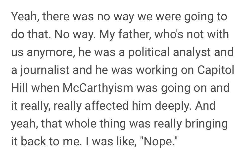 You’d better believe I asked Amy Madigan about the Oscars moment where she and Ed Harris refused to clap for Elia Kazan
