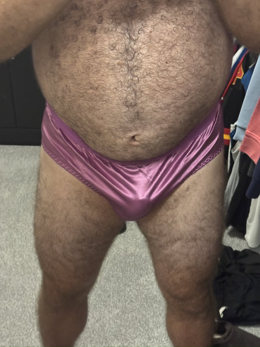 Silky smooth panties and ready for cum