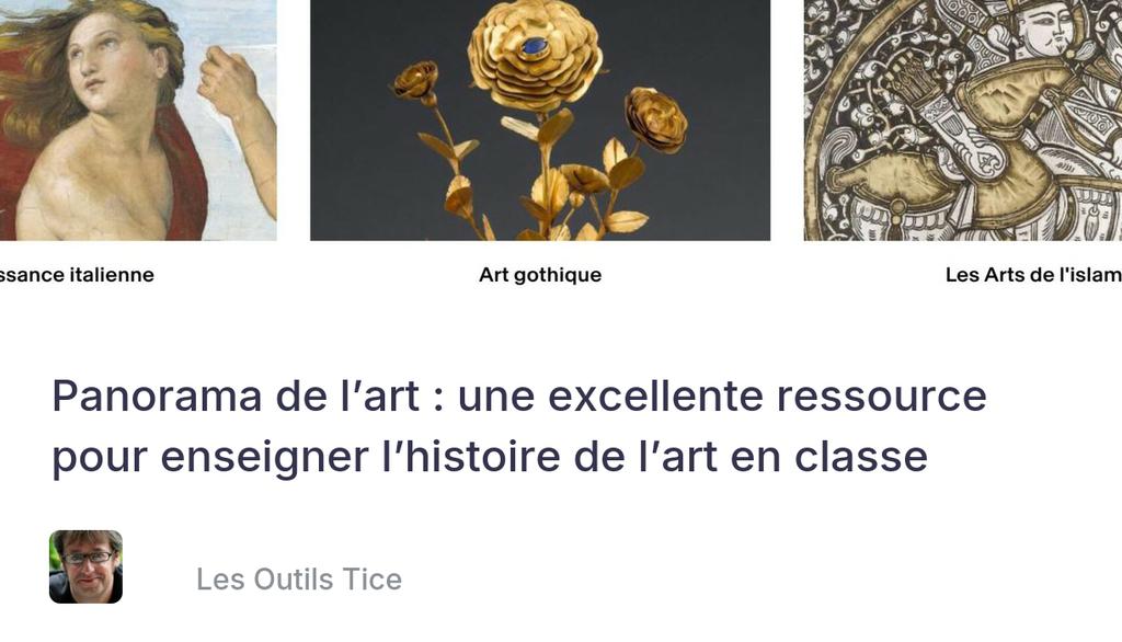 N'hésitez pas à explorer cette ressource précieuse et à l'intégrer dans vos pratiques pour enrichir l'apprentissage de l'histoire de l'art en classe.

Lire 👉 lttr.ai/Ahuem

#Art #Education