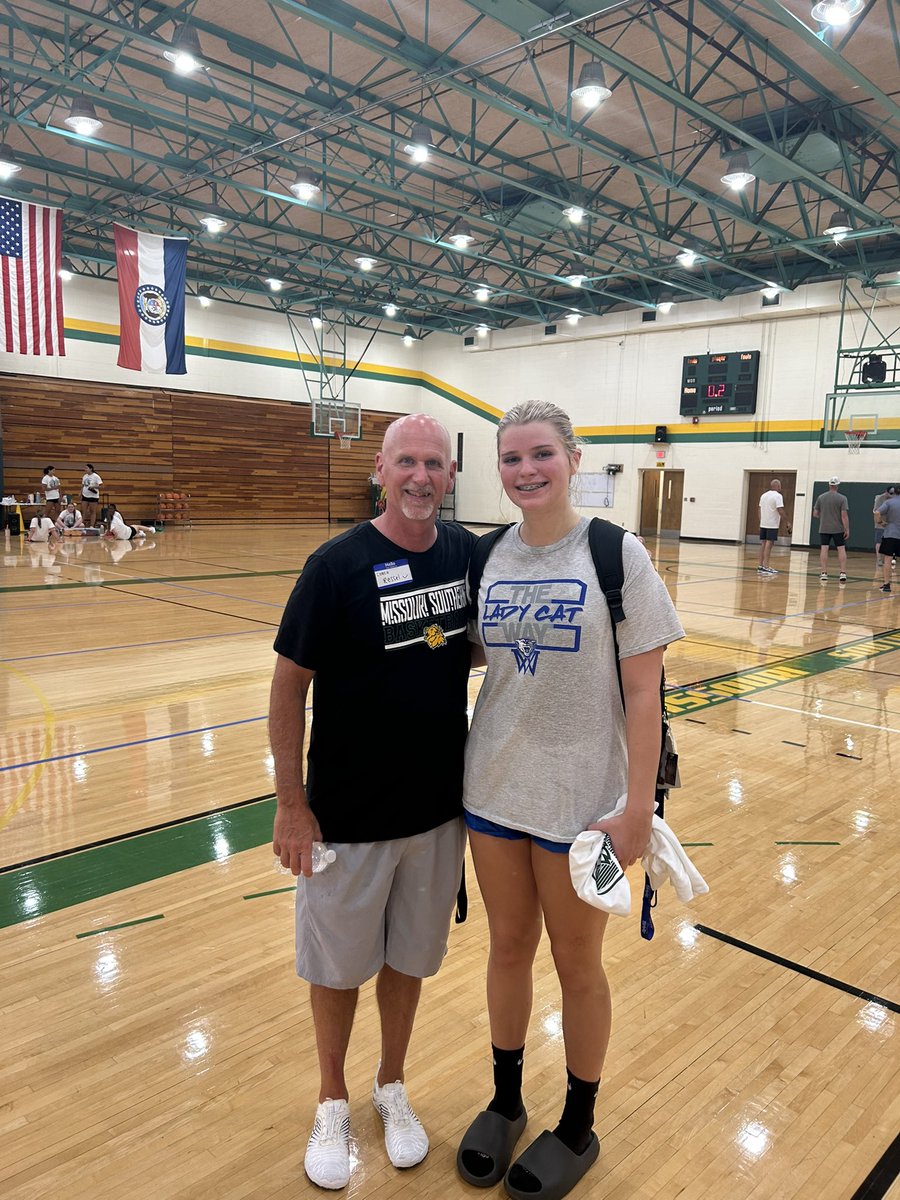 Had a great day at Missouri Southern Elite Camp. Thanks <a href="/Coach_BPorter/">Bryant Porter</a> for the invite!
<a href="/CoachRessel/">Ronnie Ressel</a>