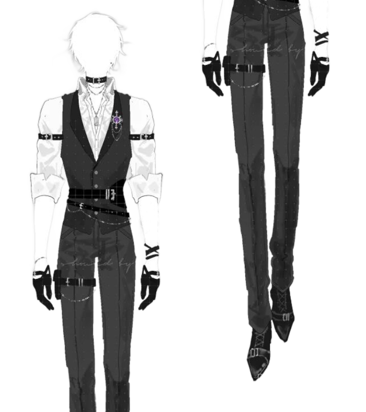 ichorknight's tweet photo. ┈──   #FuntomSummerBall.

he's  not  usually  late,  but  it  took  a  good  while  helping  *𝑪heslock  get  ready.  he  walks  in,  dressed  in  a  simple  black  waistcoat  on  top  of  a  white  dress  shirt,  with  a  badge  that  spelled  BISCUIT  pinned  on  his  chest. https://t.co/ylHqXK531R