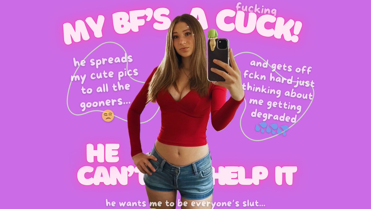 DeadW0rm_'s tweet photo. Make your IRL a total webslut 🔥 with a filthy custom caption! 💦 Slide into my DMs, send me some pic to start!📷

In this case a Discord user requested me something about her GF... have a happy gooning! 😈

#webslut #customcaption #goon #dirtyfantasy #irlslut #nsfwfun #hornyAF https://t.co/6buMy7RIdd