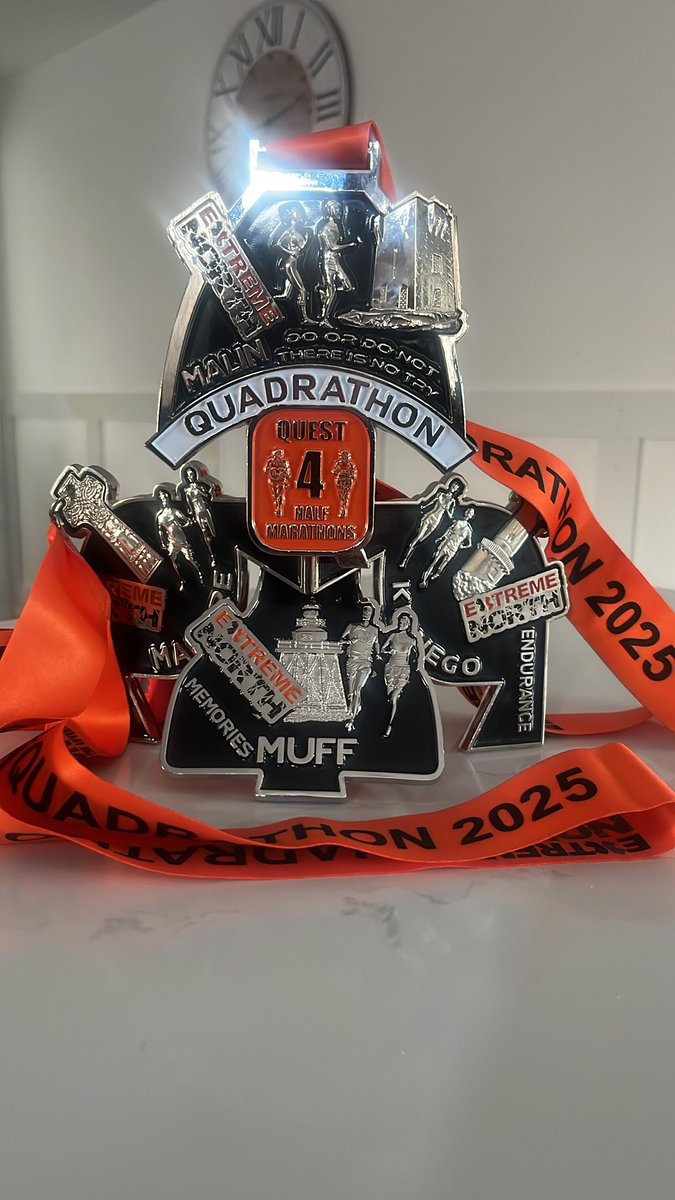 OneillryanGerry's tweet image. Wat a 4 day challenge that was (4 1/2 marathons in 4 days) around Donegal mountains #extremenorthquadrathon Kinnagoe/Malin/Mamore/Muff an do it with @Eddiedunne4 makes it more challenging 🏃🏻‍♂️‍➡️⛰️🏆 time for a holiday 🤌🏻