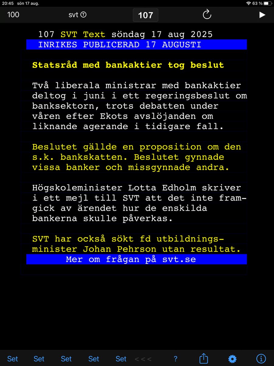 Ingemar Nilsson (@ingemarnilsson_) on Twitter photo Nu har SD-regeringens aktiesparklubb inom <a href="/liberalerna/">Liberalerna</a>
sammanträtt igen, i Rosenbad, ”just follow the money”… Nu har SD-regeringens aktiesparklubb inom <a href="/liberalerna/">Liberalerna</a>
sammanträtt igen, i Rosenbad, ”just follow the money”…