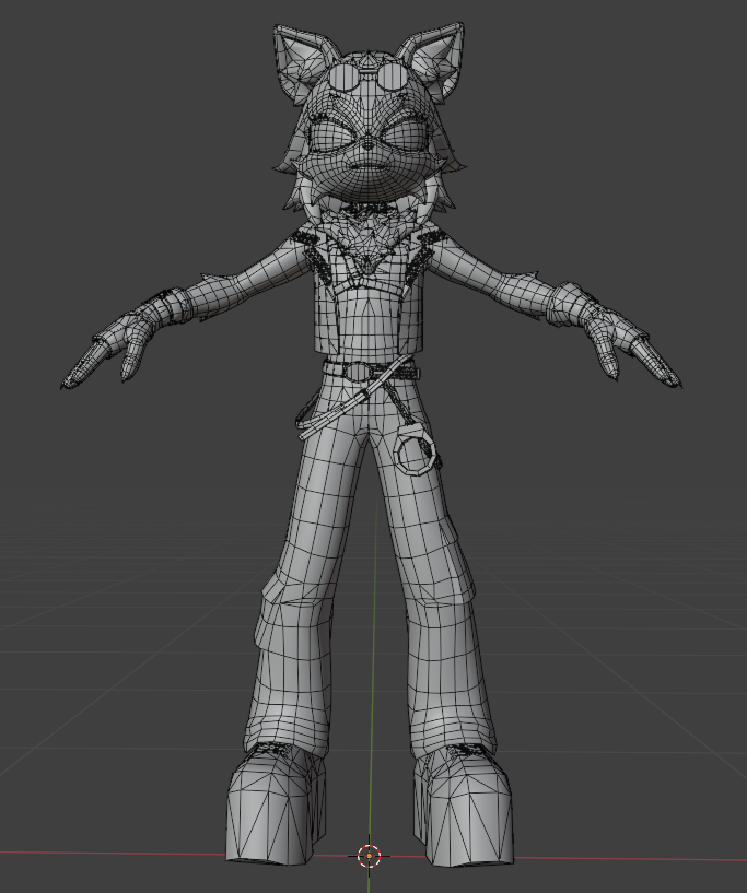 CoadaoModels's tweet image. Retopology is done! Off to texturing! (and rigging)
#wip #art #3D #sonicOC #OC