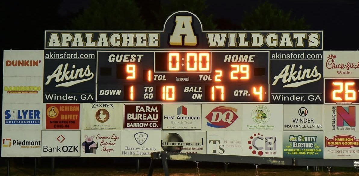 Thank you to our new coaching staff!  This win was for you!  Thank you for choosing us!  Thank you for changing your lives to change the lives of these boys!  Words will never be able to express what you have done here for these boys at Apalachee!  #wearethechee