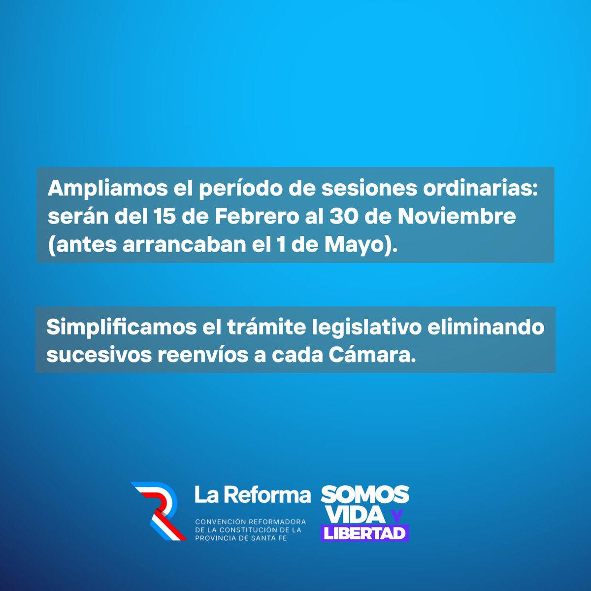 LucilaLehmann's tweet photo. En la Reforma Constitucional logramos avanzar en cambios históricos y frenar los excesos.Nuestro compromiso es una Constitución que garantice equilibrio, transparencia y libertad para todos los santafesinos. https://t.co/0enr5PxtXW