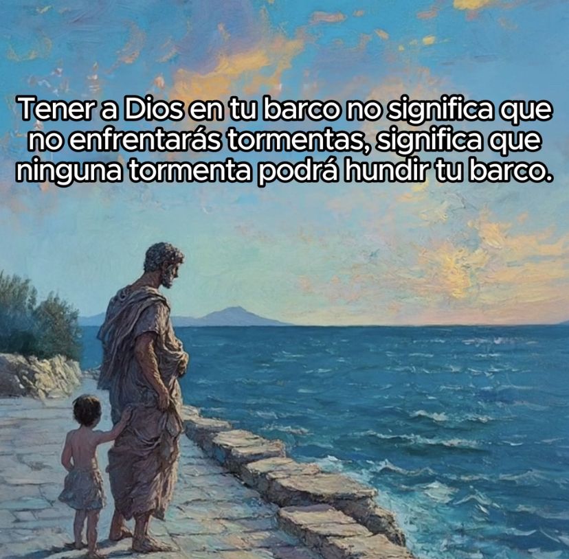 ¡Con Dios no te hundirás!