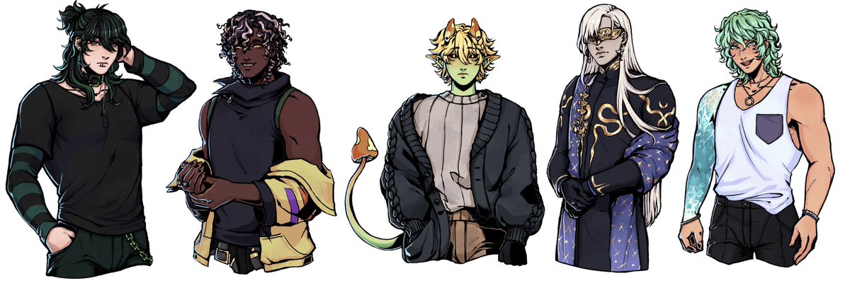 As the last episode to the series Here’s everyone together. Again the artstyle is inspired/based of #TouchstarvedGame